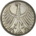 Coin, GERMANY - FEDERAL REPUBLIC, 5 Mark, 1966, Stuttgart, VF(30-35), Silver