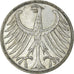 Coin, GERMANY - FEDERAL REPUBLIC, 5 Mark, 1970, Karlsruhe, AU(50-53), Silver