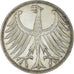 Coin, GERMANY - FEDERAL REPUBLIC, 5 Mark, 1971, Stuttgart, EF(40-45), Silver