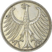 Coin, GERMANY - FEDERAL REPUBLIC, 5 Mark, 1972, Stuttgart, AU(50-53), Silver