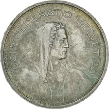 Coin, Switzerland, 5 Francs, 1966, Bern, AU(50-53), Silver, KM:40