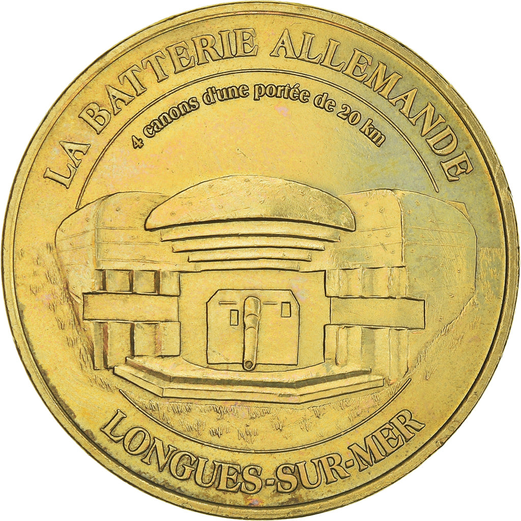 France, Token, Touristic token, Longues-sur-mer - La batterie allemande, 2005