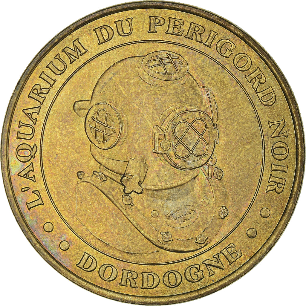 Francja, Token, Le Bugue - aquarium n°1, 2002, MDP, VF(30-35), Miedzionikiel