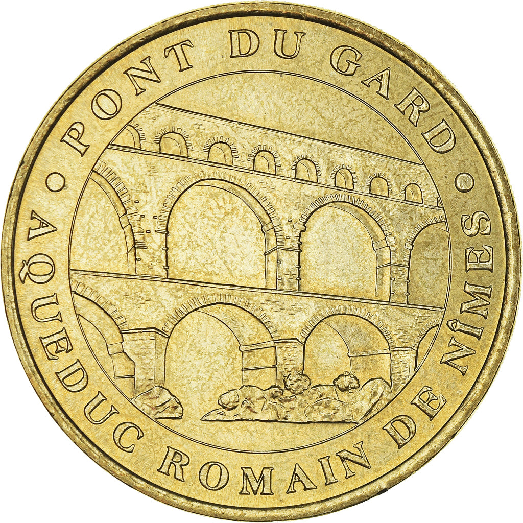 Francja, Token, Żeton turystyczny, Vers Pont du Gard - Pont du Gard n°1
