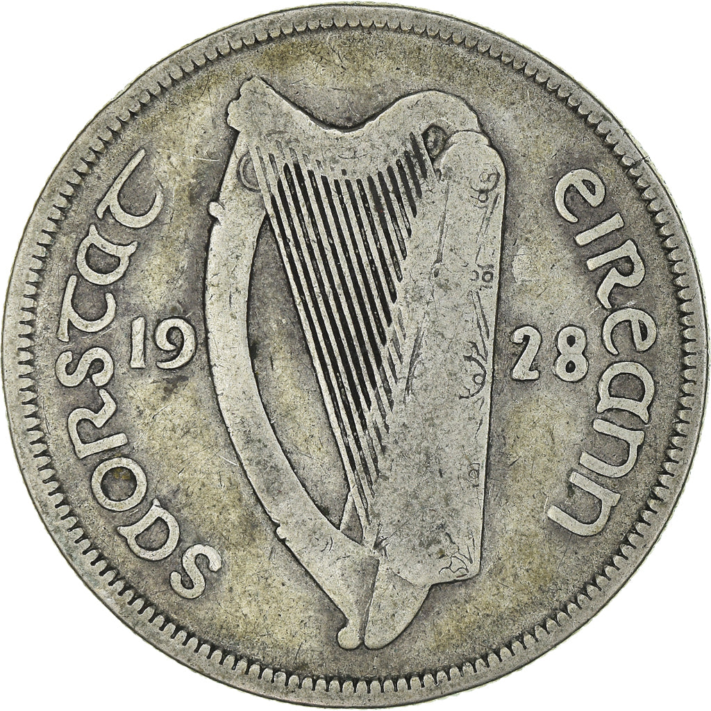 Coin, IRELAND REPUBLIC, Florin, 1928, VF(20-25), Silver, KM:7
