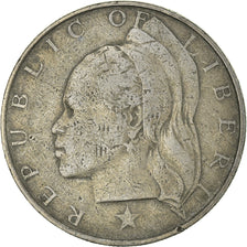 Coin, Liberia, Dollar, 1966, AU(50-53), Copper-nickel, KM:18a.1