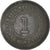 Moneda, Colonias del Estrecho, Victoria, Cent, 1874, Paris, BC+, Cobre, KM:9
