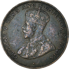Coin, Hong Kong, George V, Cent, 1934, EF(40-45), Bronze, KM:17