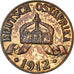 Moneda, África oriental alemana, Wihelm II, Heller, 1912, Hamburg, MBC+