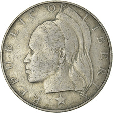 Coin, Liberia, Dollar, 1966, AU(50-53), Copper-nickel, KM:18a.1