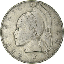 Moeda, Libéria, 50 Cents, 1968, AU(50-53), Cobre-níquel, KM:17a.2