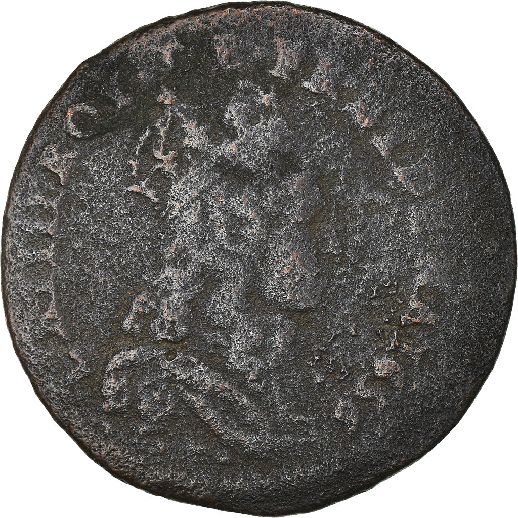 Munten, Frankrijk, Louis XIV, Liard de France au buste juvénile, deuxième