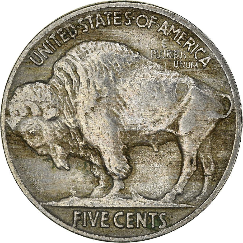 United States, Buffalo Nickel, 5 Cents, 1916, U.S. Mint, Philadelphia
