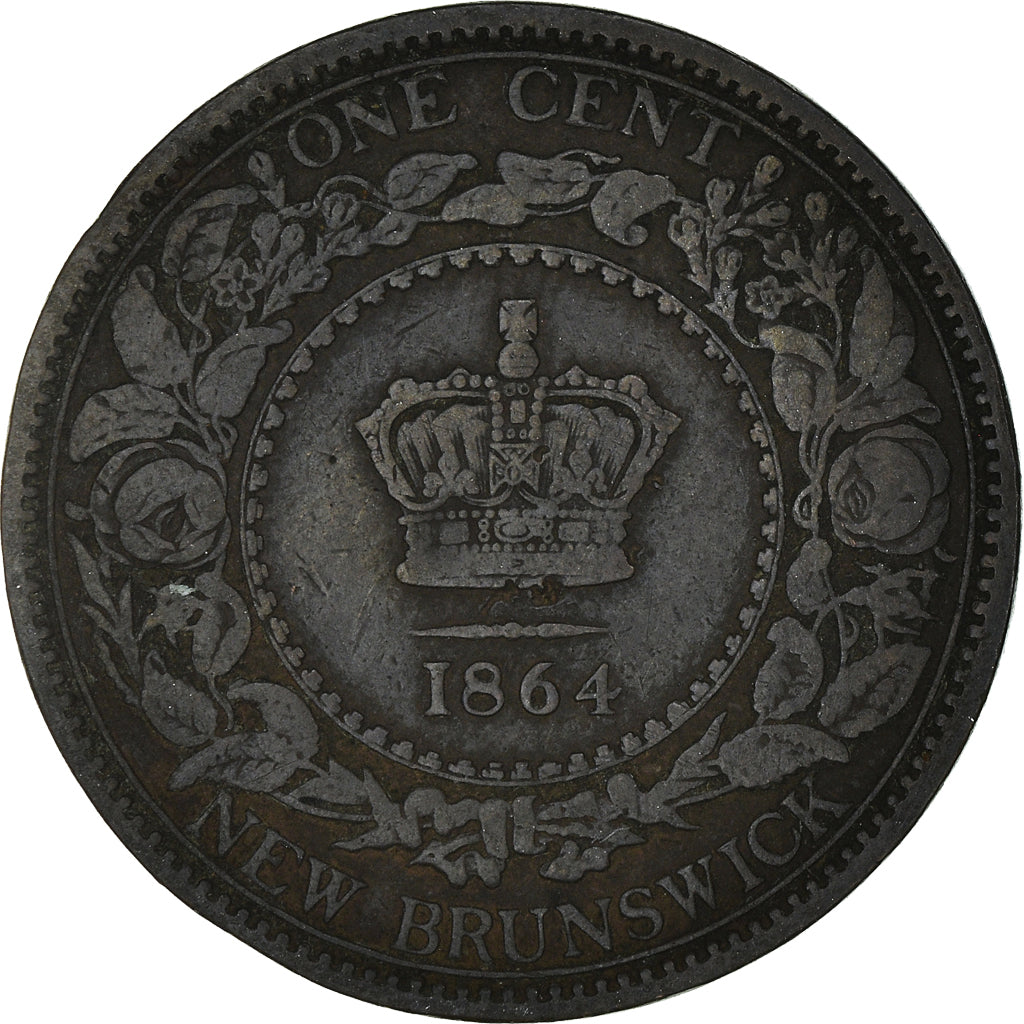 Coin, Canada, 1 Cent, 1864, Royal Canadian Mint, VF(30-35), Bronze