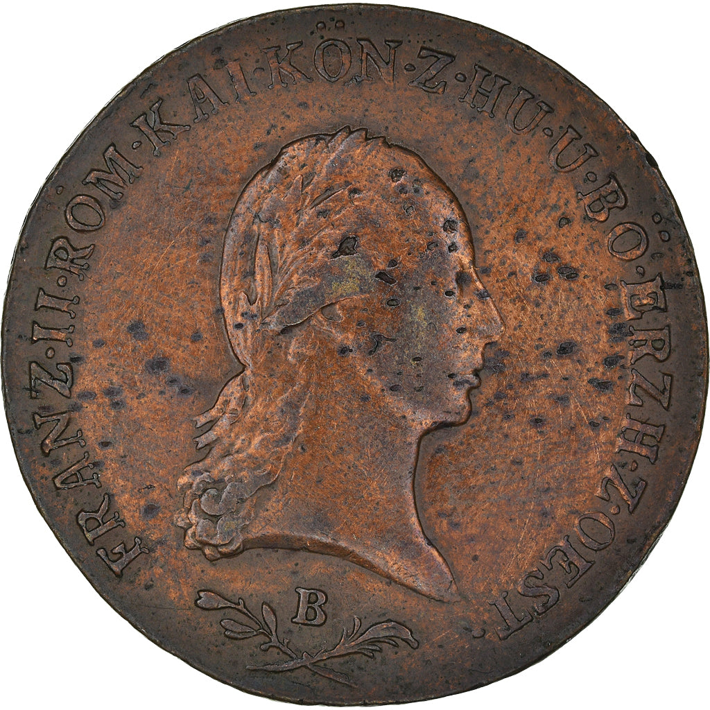 Autriche, Franz II (I), 6 Kreuzer, 1800, Kremnitz, TTB, Cuivre, KM:2128
