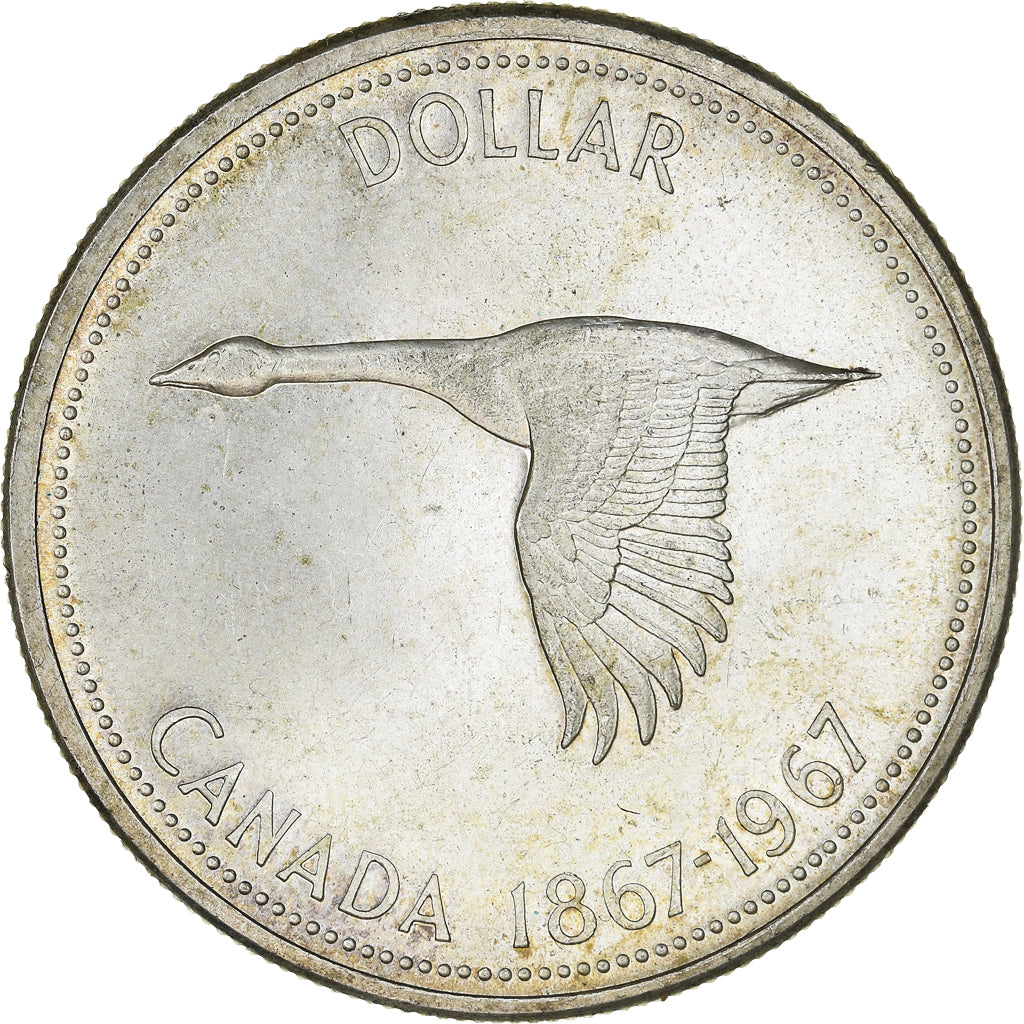 Kanada, Elizabeth II, Dollar, 1967, Royal Canadian Mint, Ottawa, SS, Silber