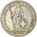 Coin, Switzerland, 2 Francs, 1944, EF(40-45), Silver, KM:21