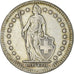 Coin, Switzerland, 2 Francs, 1946, Bern, AU(50-53), Silver, KM:21
