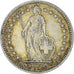 Coin, Switzerland, 2 Francs, 1948, Bern, AU(50-53), Silver, KM:21