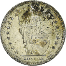 Coin, Switzerland, 2 Francs, 1963, Bern, MS(60-62), Silver, KM:21