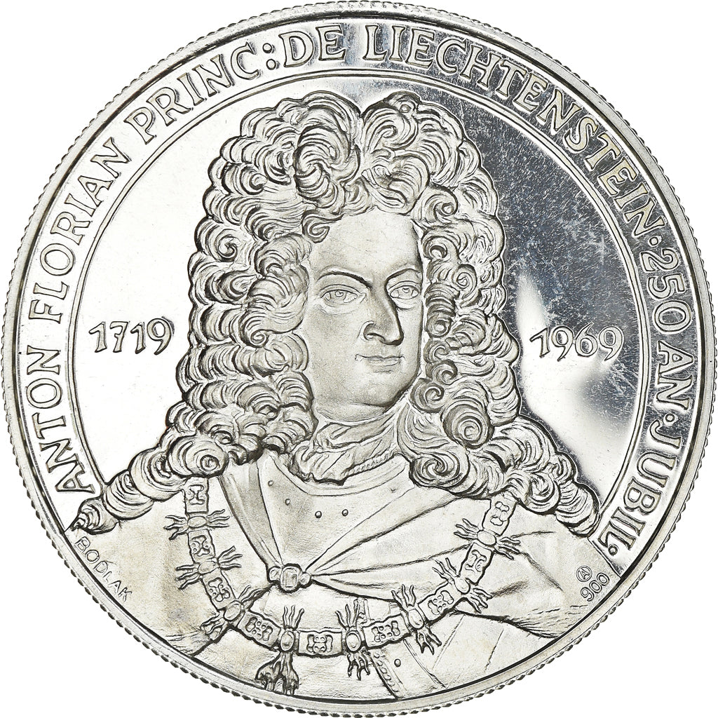 Liechtenstein, 250th, Prince Anton Florian, Jubilee Anniversary, History, 1969