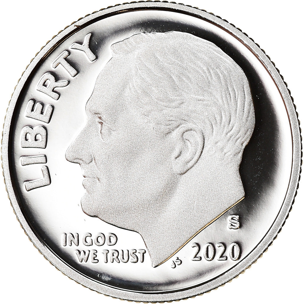 Coin, United States, Dime, 2020, San Francisco, Proof, MS(65-70), Silver