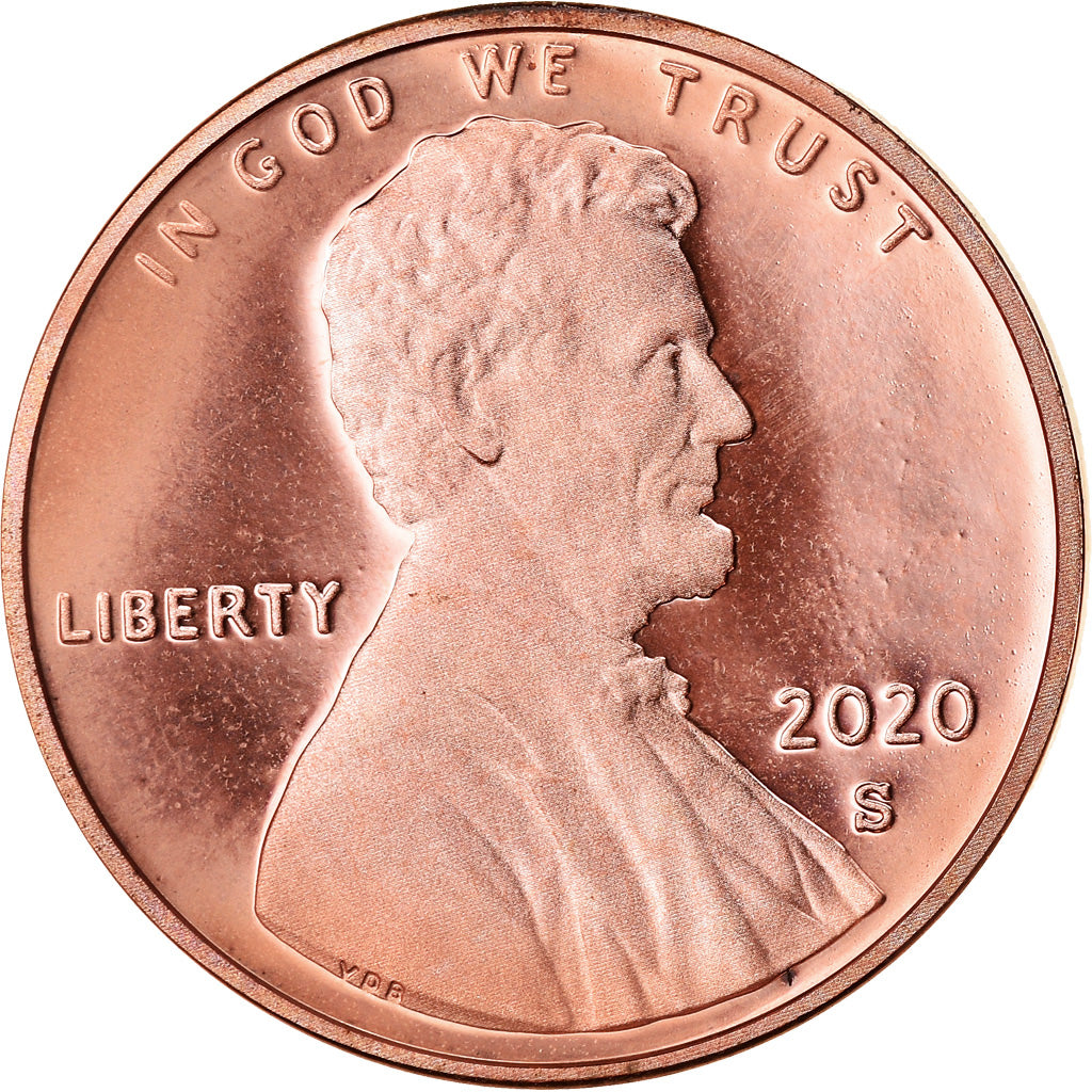 Coin, United States, Cent, 2020, San Francisco, Proof, MS(65-70), Copper-Nickel