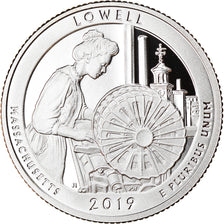 Moneda, Estados Unidos, Lowell - Massachusetts, Quarter, 2019, San Francisco