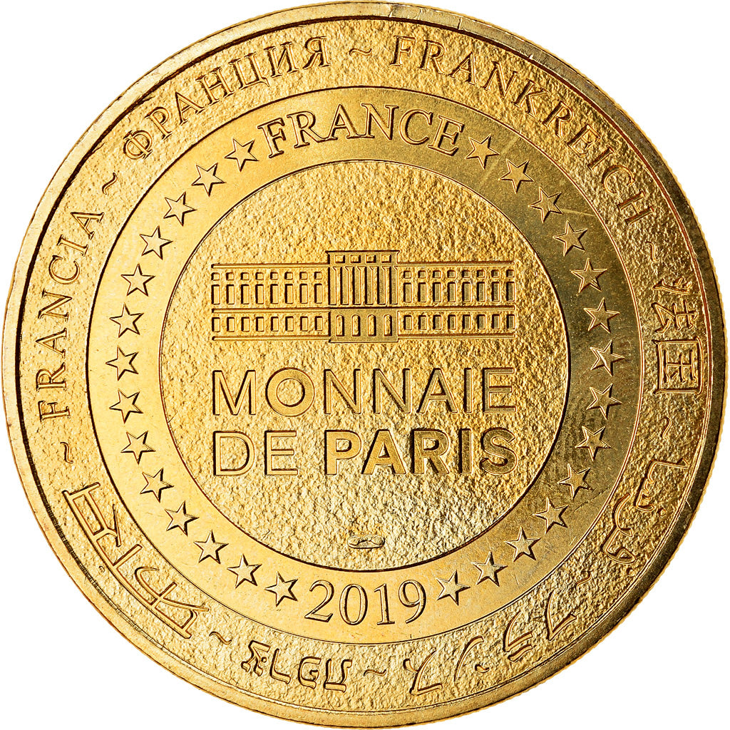 France, Jeton, Mouzon - Petite cité de caractère, 2019, MDP, SPL, Cupro-nickel
