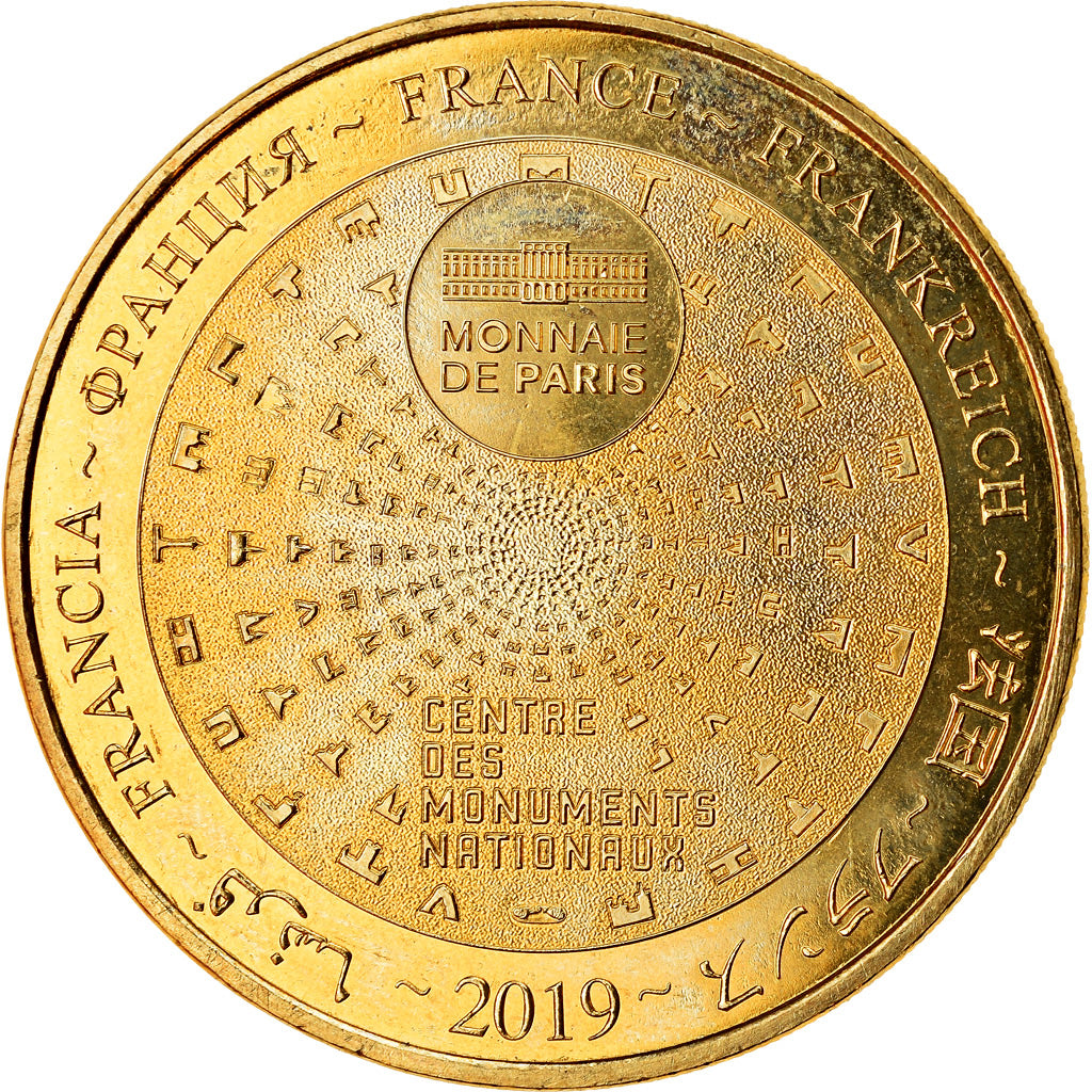 France, Token, Carcassonne - cité, 2019, MDP, MS(63), Cupro-nickel Aluminium
