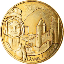 França, Token, Carcassonne - Dame Carcas, 2019, MDP, MS(63), Cuproníquel