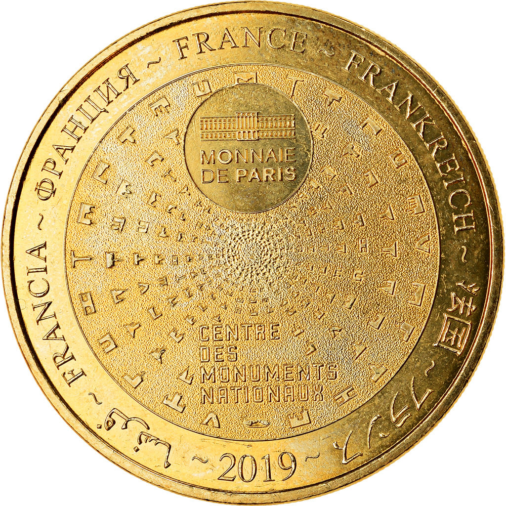 França, Token, Carcassonne - Dame Carcas, 2019, MDP, MS(63), Cuproníquel