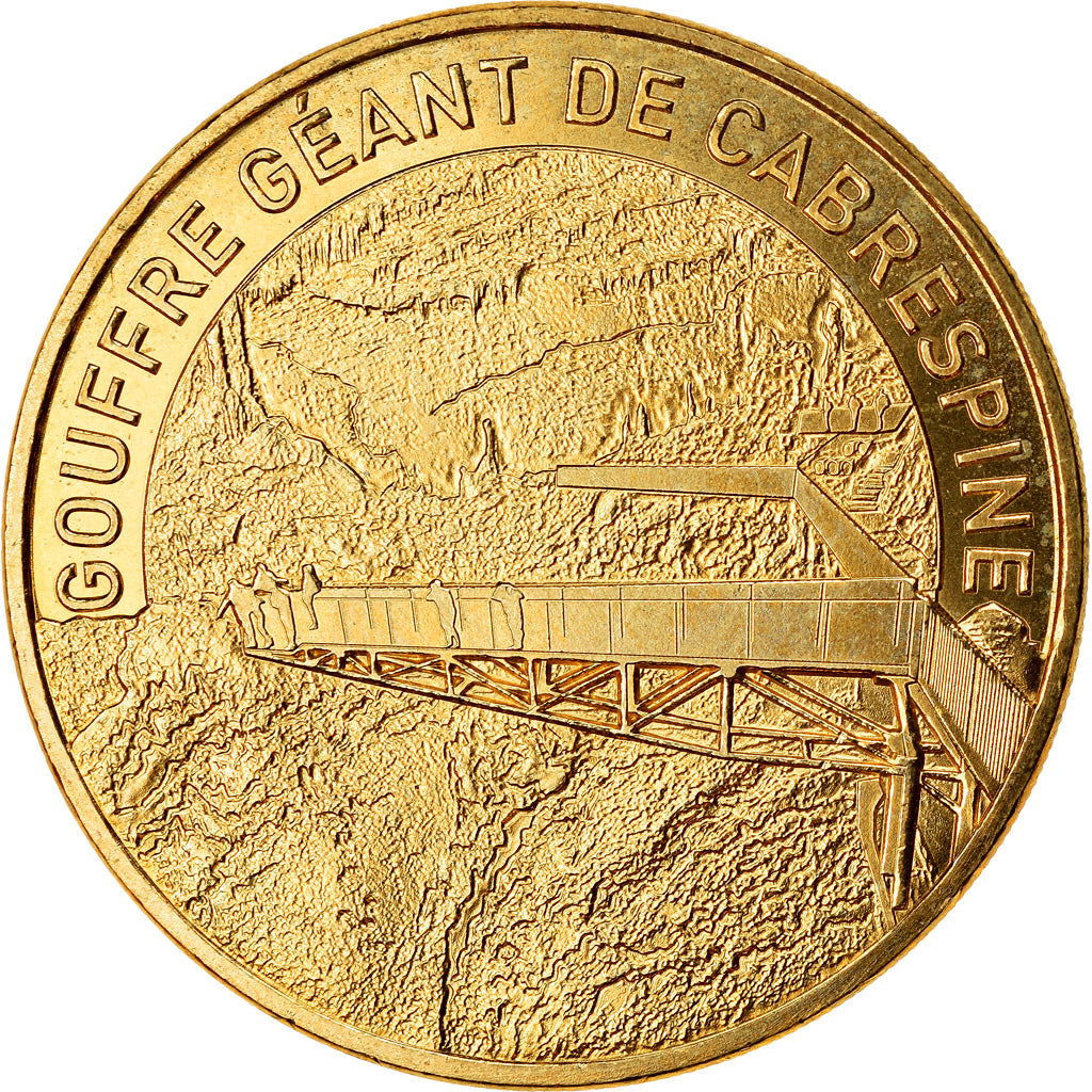 Francia, Token, Cabrespine - Gouffre géant, 2019, MDP, SC, Aluminio y
