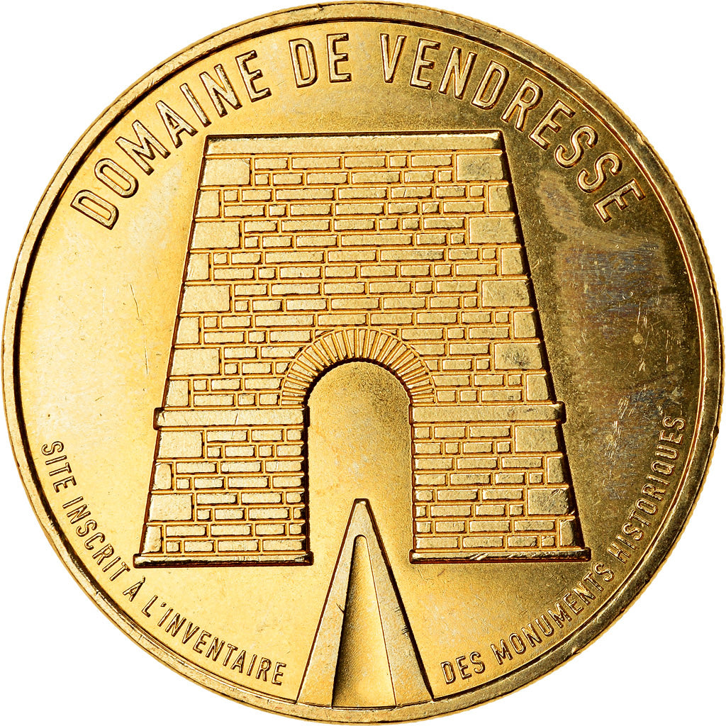 France, Token, Vendresse, 2019, MDP, MS(63), Cupro-nickel Aluminium