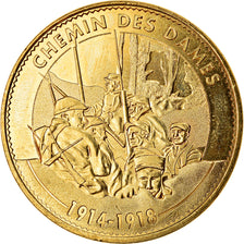 France, Token, Laon - Chemin des Dames, 2019, MDP, MS(63), Cupro-nickel
