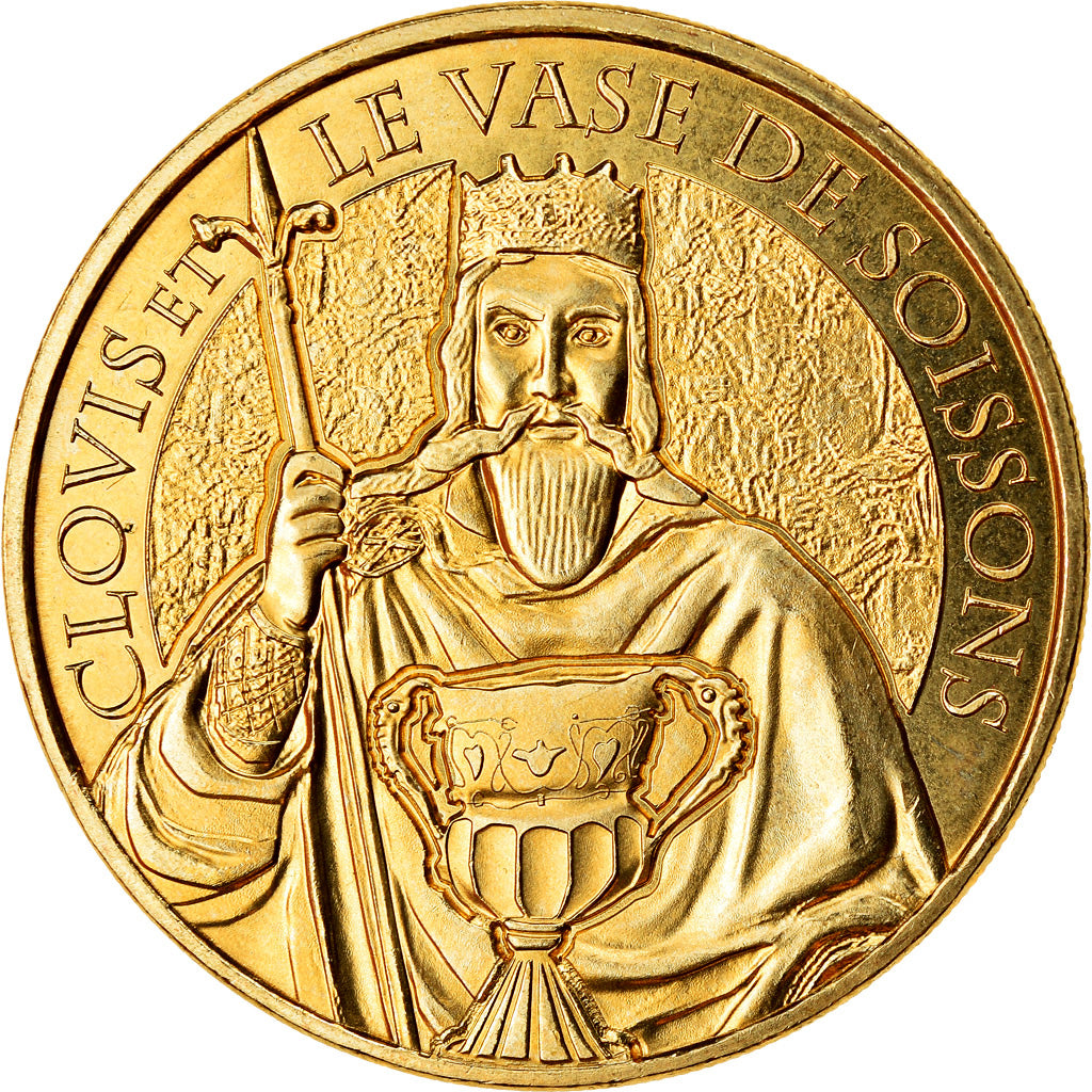 France, Jeton, Soissons - Clovis et le vase, 2019, MDP, SPL, Cupro-nickel