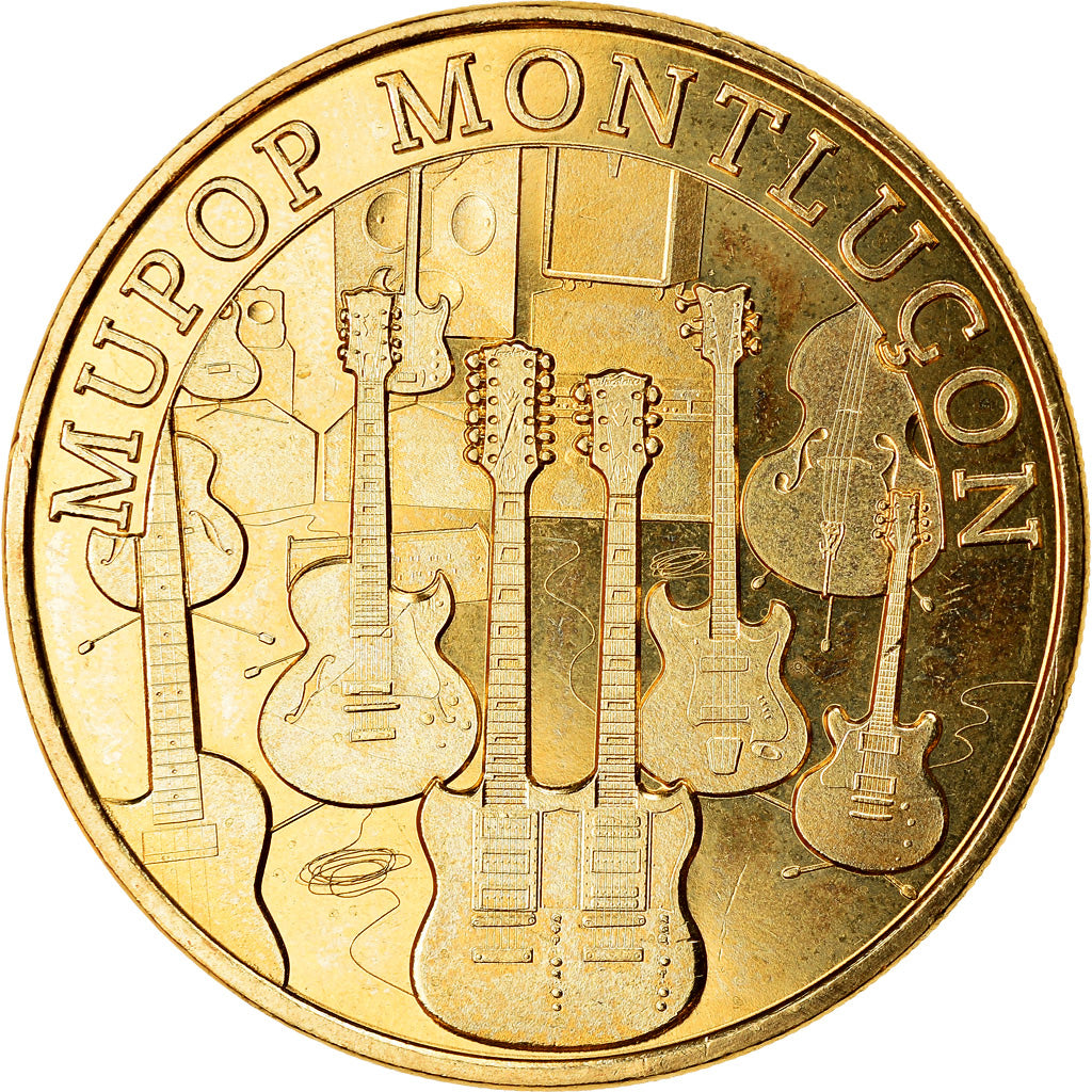 France, Token, Montluçon - Mupop, 2019, MDP, MS(63), Cupro-nickel Aluminium