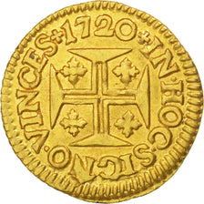 PORTUGAL, 400 Reis, Cruzado Novo, 400 = 480 Reis, 1720, Lisbon, KM #201,...