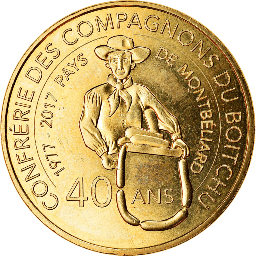 France, Jeton, Montbéliard - Confrérie des compagnons du Boitchu, 2017, MDP