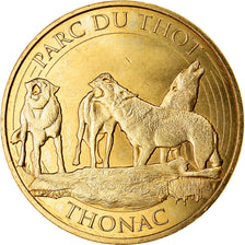 Frankreich, Token, Thinac - Le Thot - Les loups, 2017, MDP, UNZ, Cupro-nickel