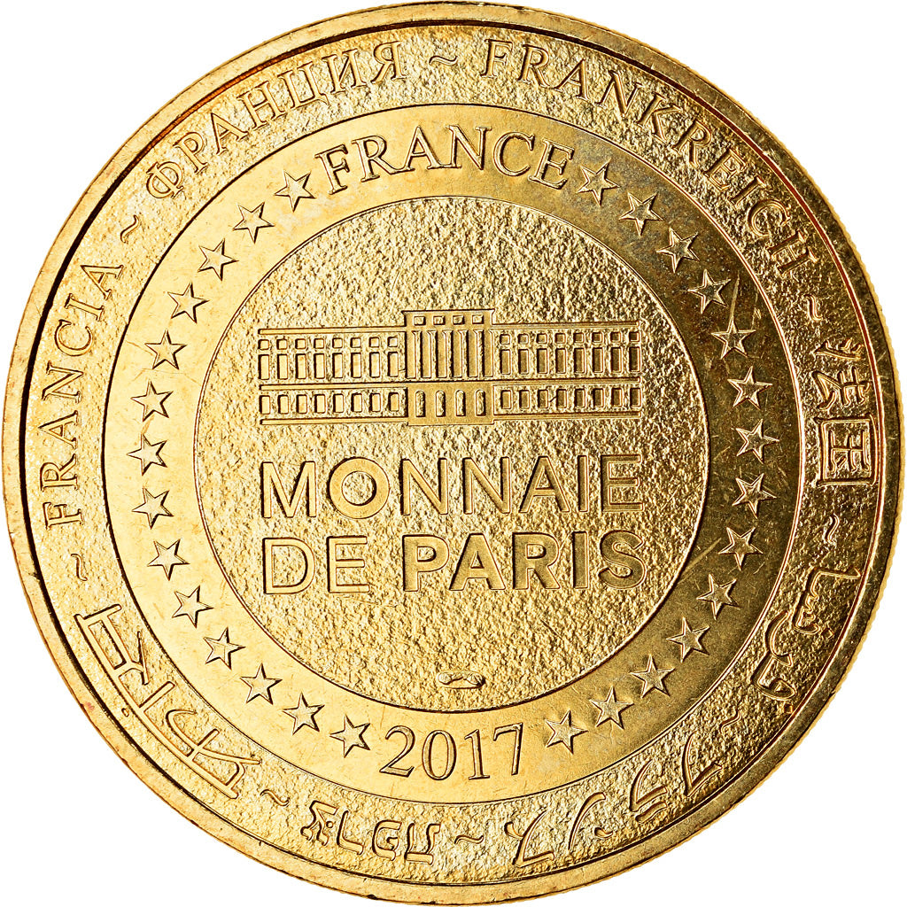 France, Token, Thinac - Le Thot - Les loups, 2017, MDP, MS(63), Cupro-nickel