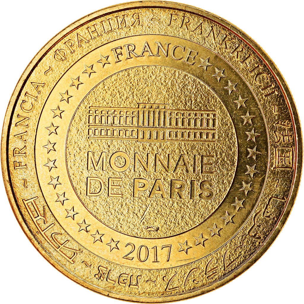 France, Jeton, Dreux -Le beffroi, 2017, MDP, SPL, Cupro-nickel Aluminium