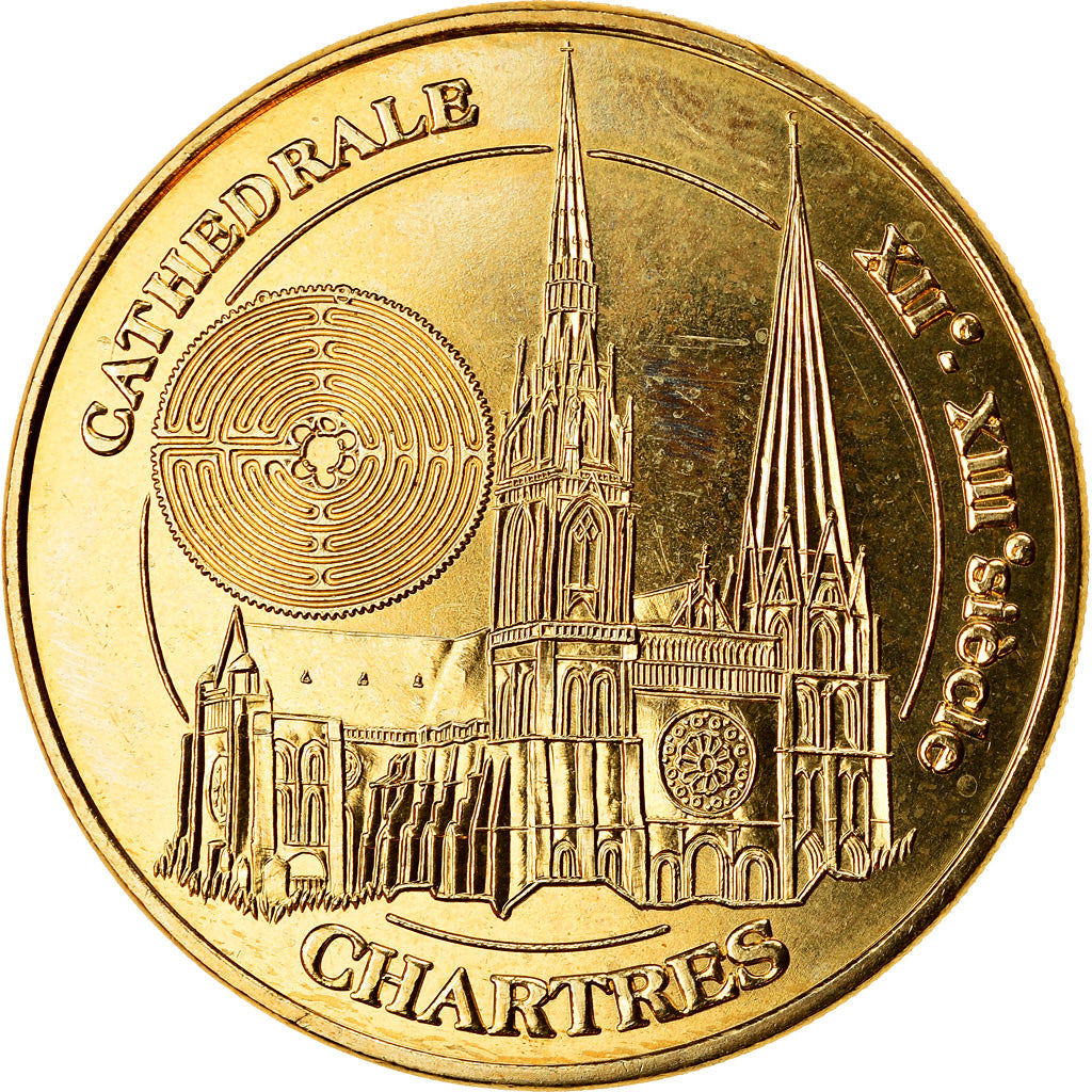 France, Token, Chartres - La Cathédrale n°3, 2019, MDP, MS(63), Cupro-nickel