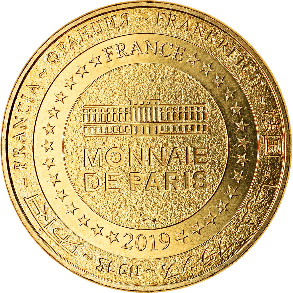 France, Token, Chartres - La Cathédrale n°3, 2019, MDP, MS(63), Cupro-nickel
