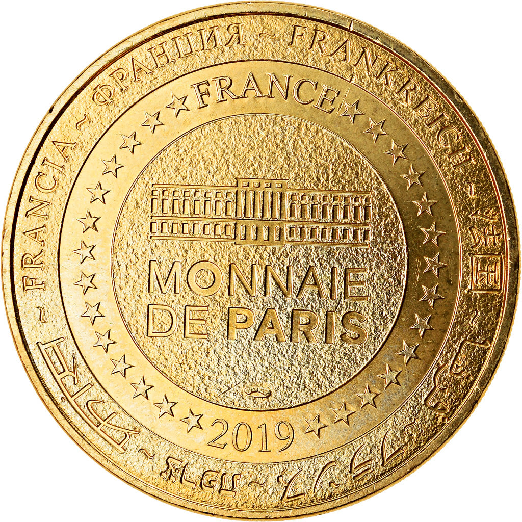 Francja, Token, Chartres - La Cathédrale n°5, 2019, MDP, MS(63), Miedzionikiel