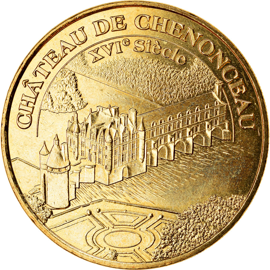 France, Jeton, Chenonceau -  Chateau n°3, 2018, MDP, SPL, Cupro-nickel
