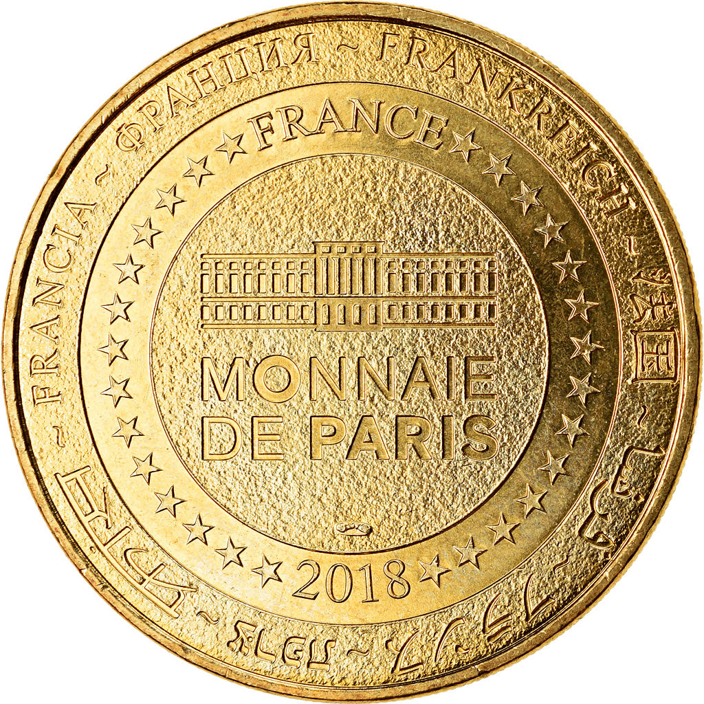 France, Jeton, Chenonceau -  Chateau n°3, 2018, MDP, SPL, Cupro-nickel