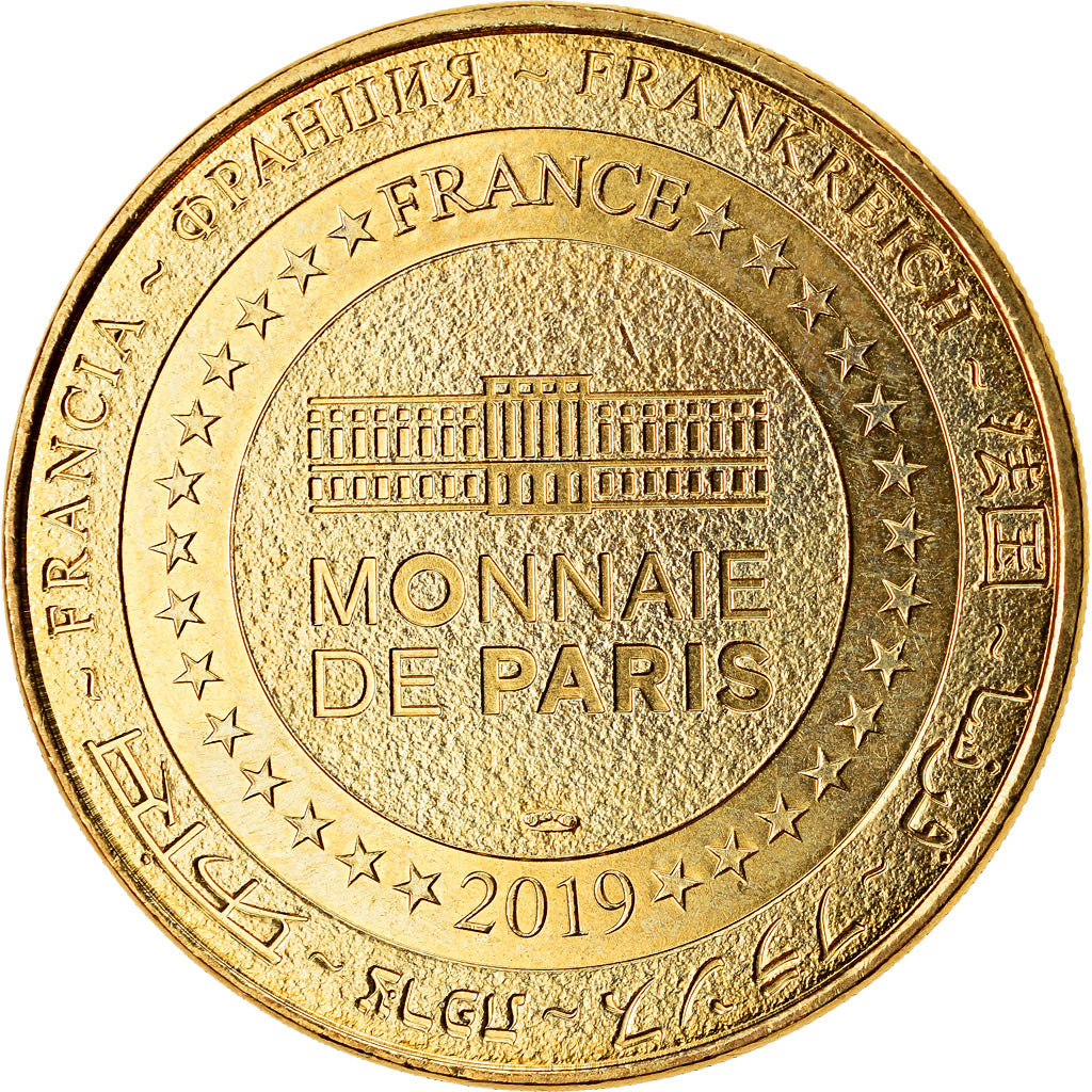 France, Token, Chenonceau -  Chateau n°3, 2019, MDP, MS(63), Cupro-nickel