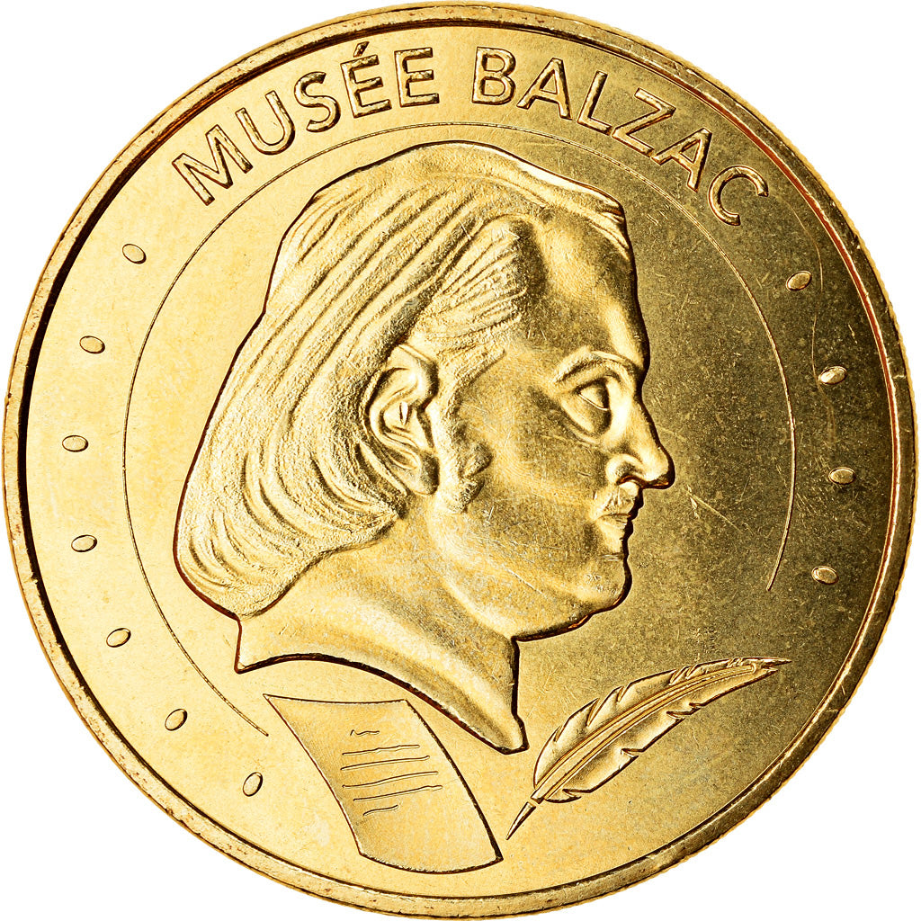 France, Token, Saché - Musée Balzac, 2018, MDP, MS(63), Cupro-nickel Aluminium