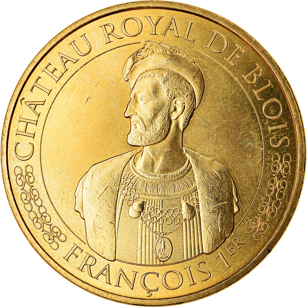Francia, Token, Blois - Château royal - François 1er, 2017, MDP, SC, Aluminio